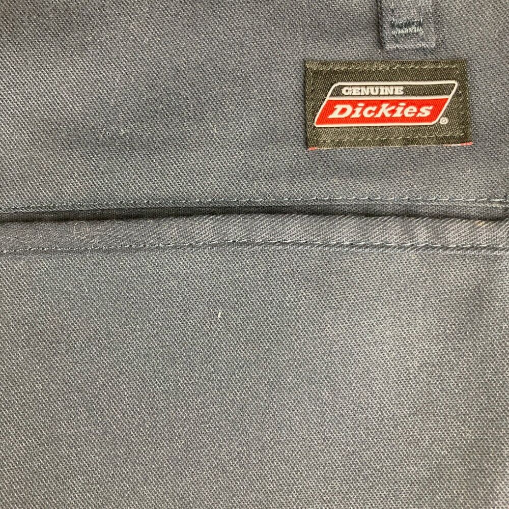Dickies Work Shorts Mens 40 Navy Blue Flat Front Utility Uniform Loose Fit - Picture 3 of 8